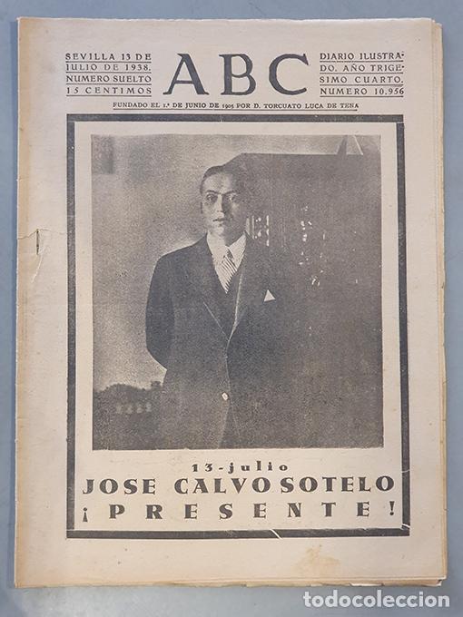 Libros: ABC 1938. Jos&eacute; Calvo Sotelo &iexcl;Presente! - Foto 1