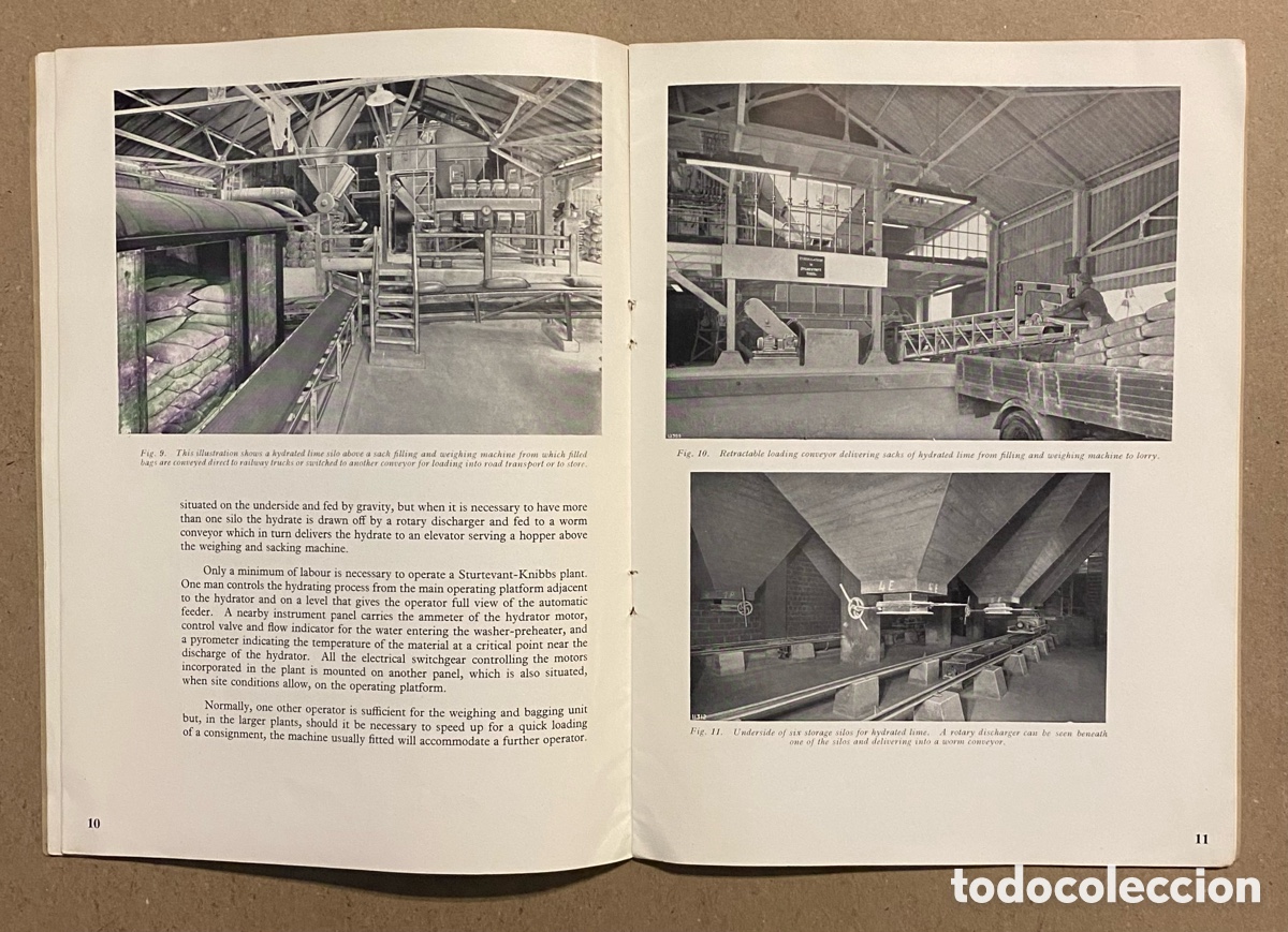 Libros: LIME HYDRATING (KNIBBS PROCESS). STURTEVANT ENGINEERING CO. LTD. LONDON (1956). - Foto 4