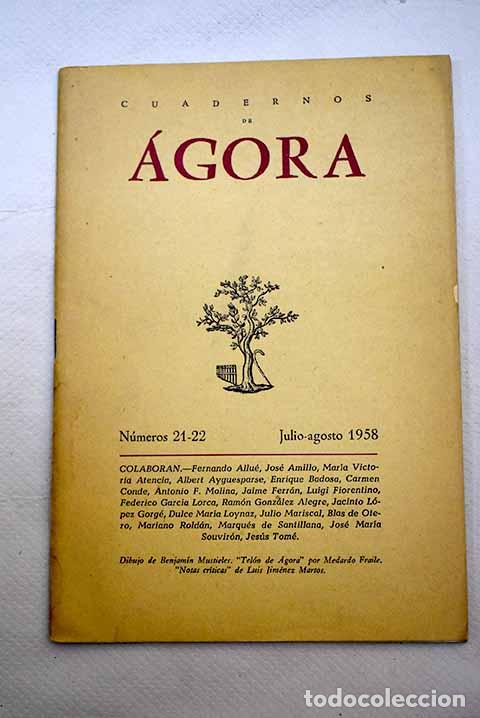 Libros: Cuadernos de &Aacute;gora, n&uacute;meros 21-22 - Foto 1