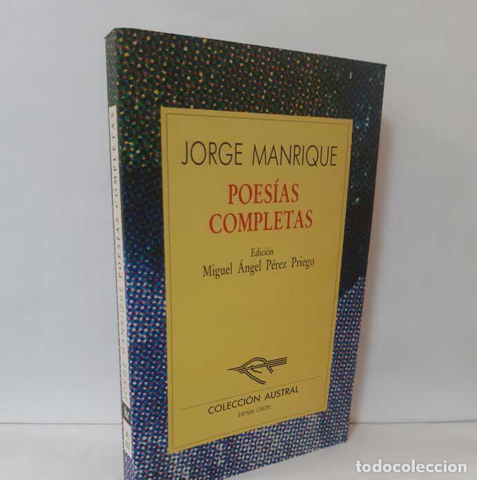 Libros: POES&Iacute;AS COMPLETAS - MANRIQUE, JORGE - Foto 1
