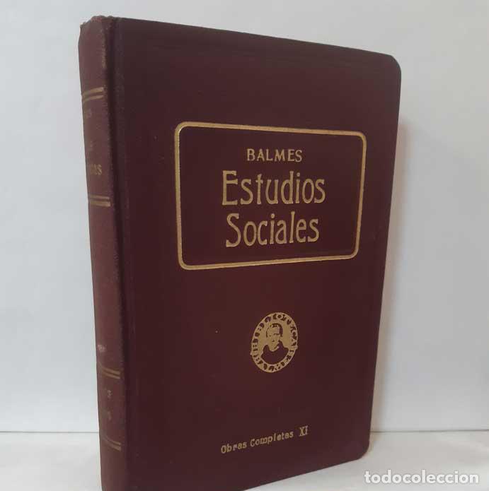 Libros: ESTUDIOS SOCIALES - BALMES, JAIME - Foto 1