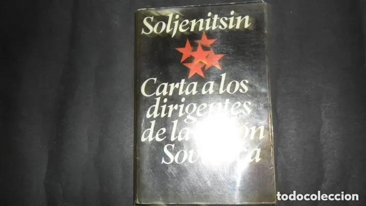 Libros: Carta a los dirigentes de la Uni&oacute;n sovi&eacute;tica, Soljenitsin, ed. P&J - Soljenitsin - Foto 1
