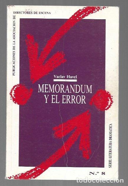 Libros: MEMORANDUM / EL ERROR - HAVEL, VACLAV - Foto 1