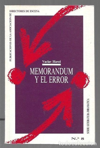 Libros: MEMORANDUM / EL ERROR - HAVEL, VACLAV - Foto 1