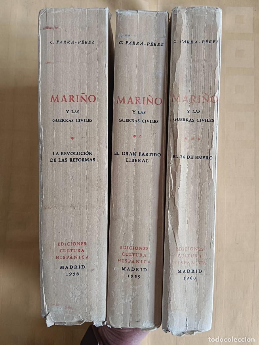 Libros: MARI&Ntilde;O Y LAS GUERRAS CIVILES - 3 TOMOS - C. Parra Perez - Foto 1