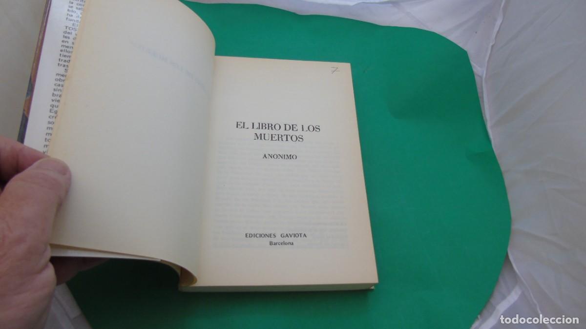Libros: AMF-32H/ EL LIBRO DE LOS MUERTOS - ANONIMO / EDICIONES GAVIOTA - Foto 2