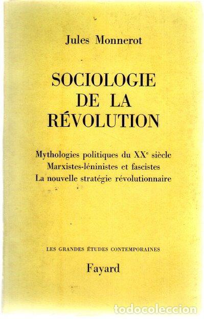 Libros: Sociologie de la r&eacute;volution - Monnerot, Jules - Foto 1