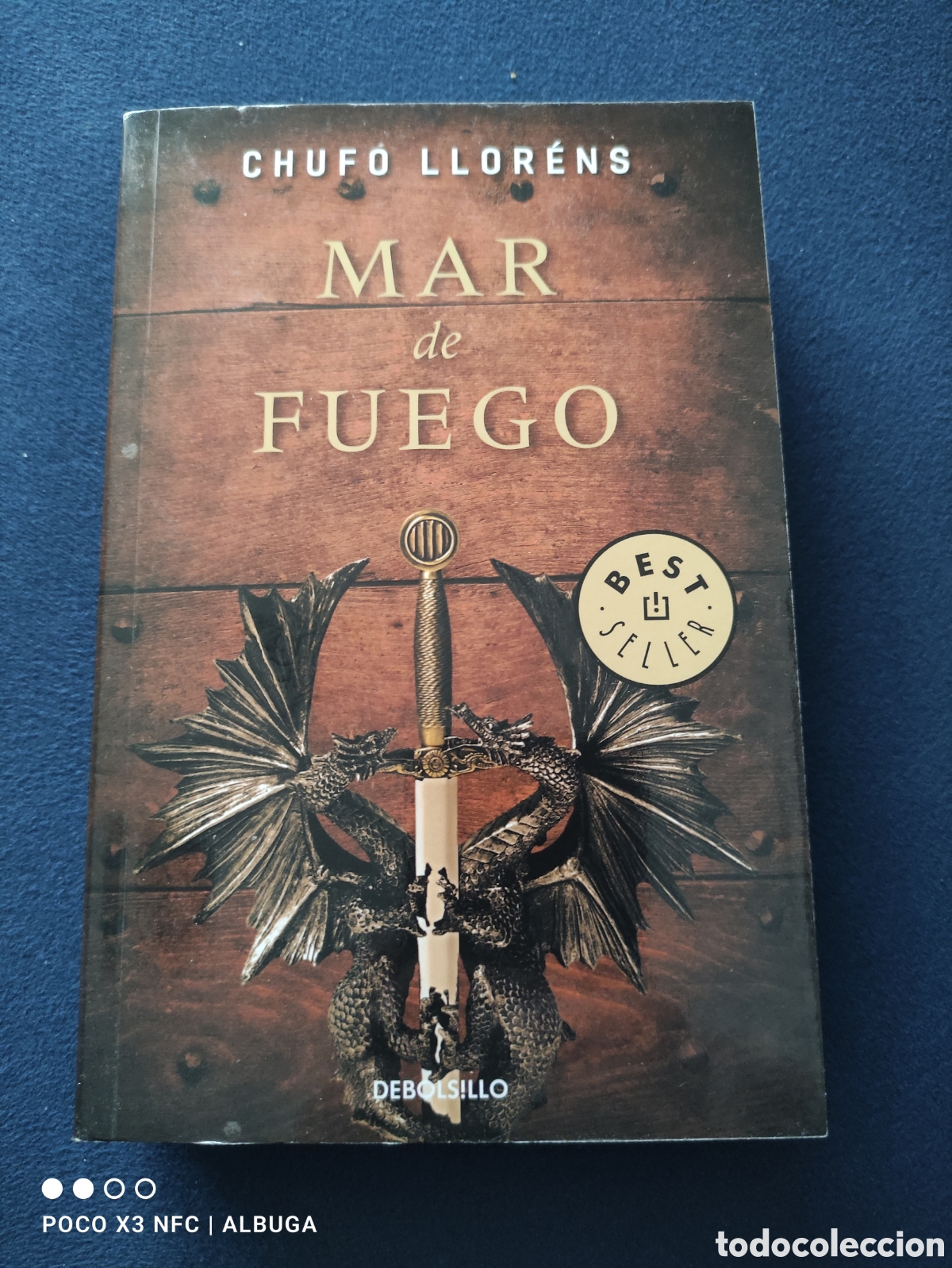 Libros: Mar de fuego, Chuf&oacute; Llor&eacute;ns - Foto 1
