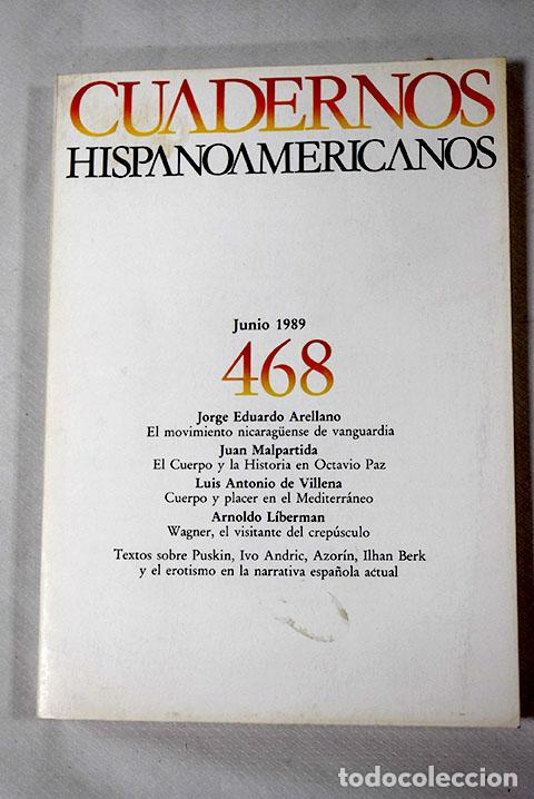 Libros: Cuadernos Hispanoamericanos. N&ordm; 468 - Foto 1