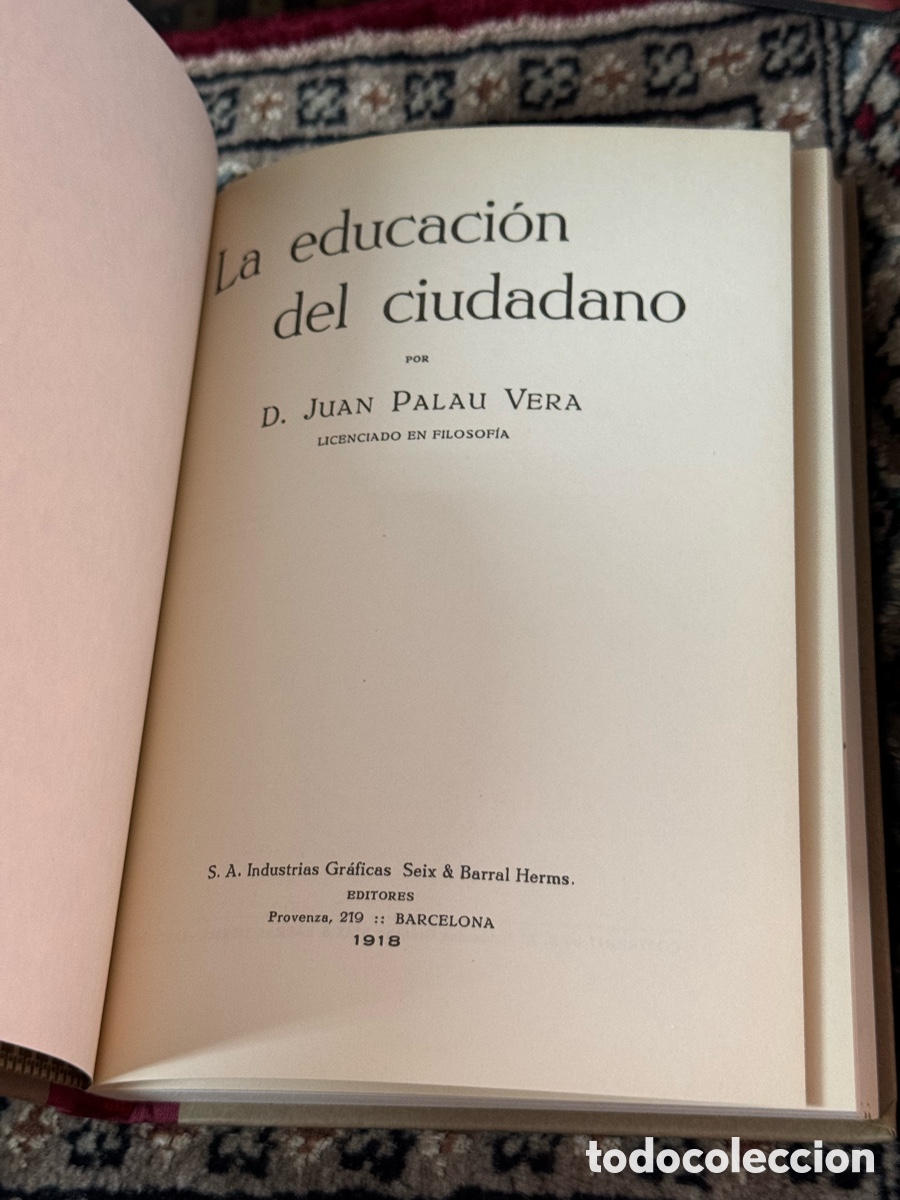 Libros: La educaci&oacute;n del ciudadano Palau Vera - Foto 5
