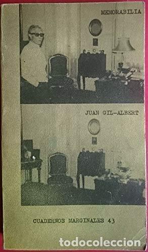Libros: MEMORABILIA - Juan Gil-Albert - Foto 1