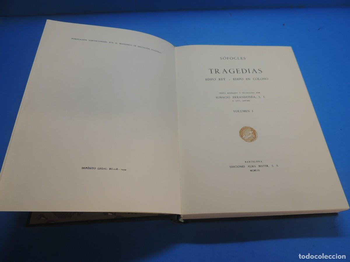 Libros: SOFOCLES. TRAGEDIAS. VOLUMEN I. EDIPO REY&middot; EDIPO EN COLONO - Foto 4