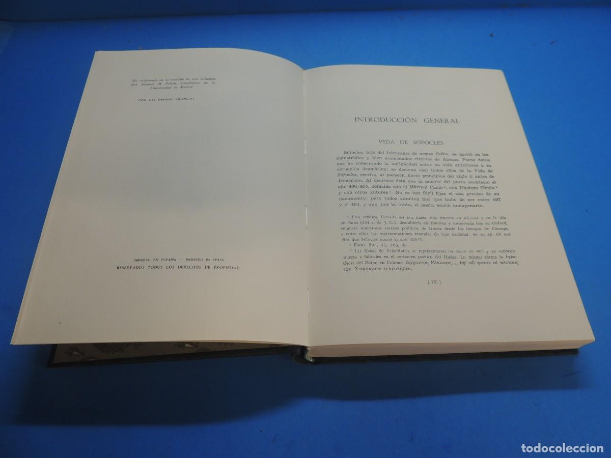 Libros: SOFOCLES. TRAGEDIAS. VOLUMEN I. EDIPO REY&middot; EDIPO EN COLONO - Foto 5