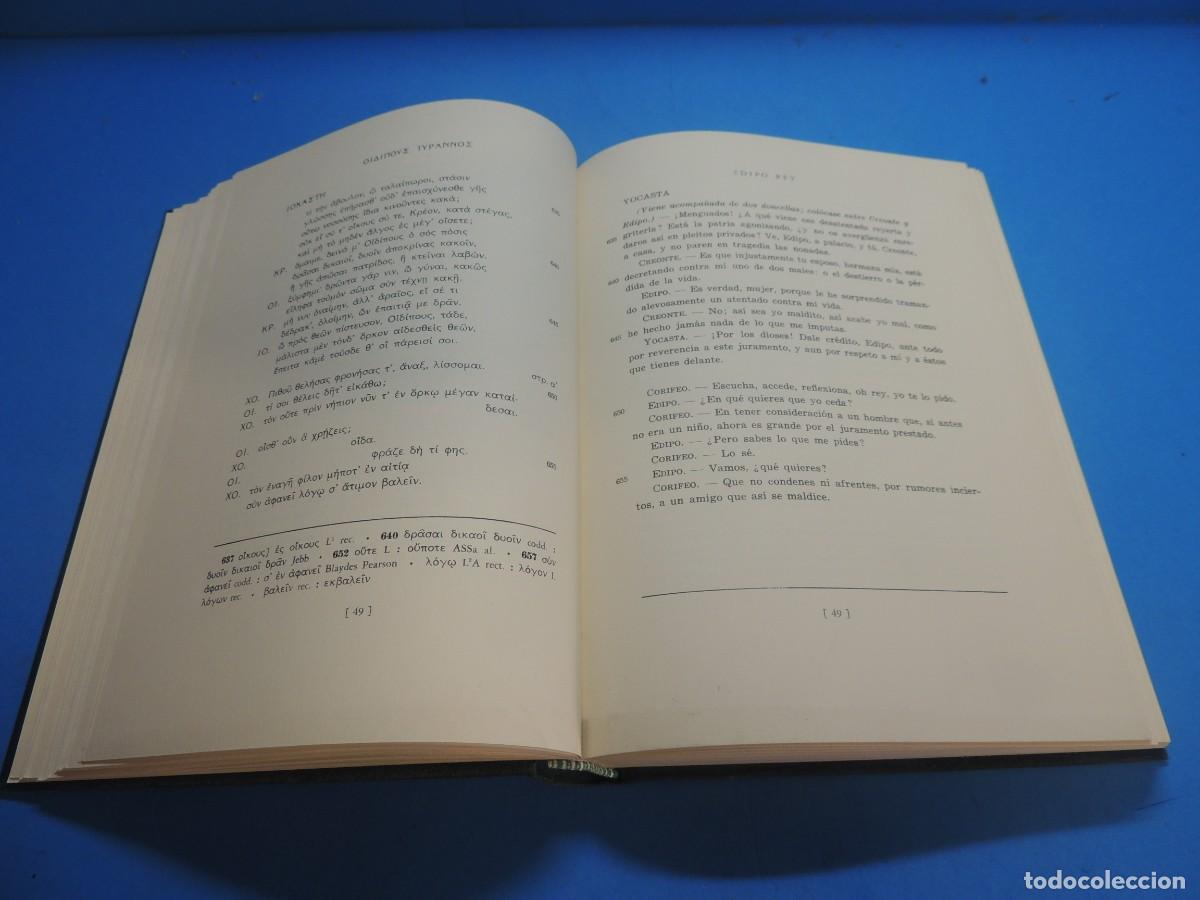 Libros: SOFOCLES. TRAGEDIAS. VOLUMEN I. EDIPO REY&middot; EDIPO EN COLONO - Foto 6