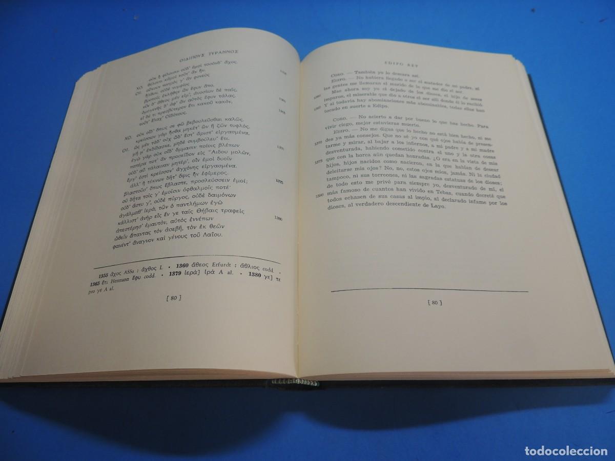 Libros: SOFOCLES. TRAGEDIAS. VOLUMEN I. EDIPO REY&middot; EDIPO EN COLONO - Foto 7
