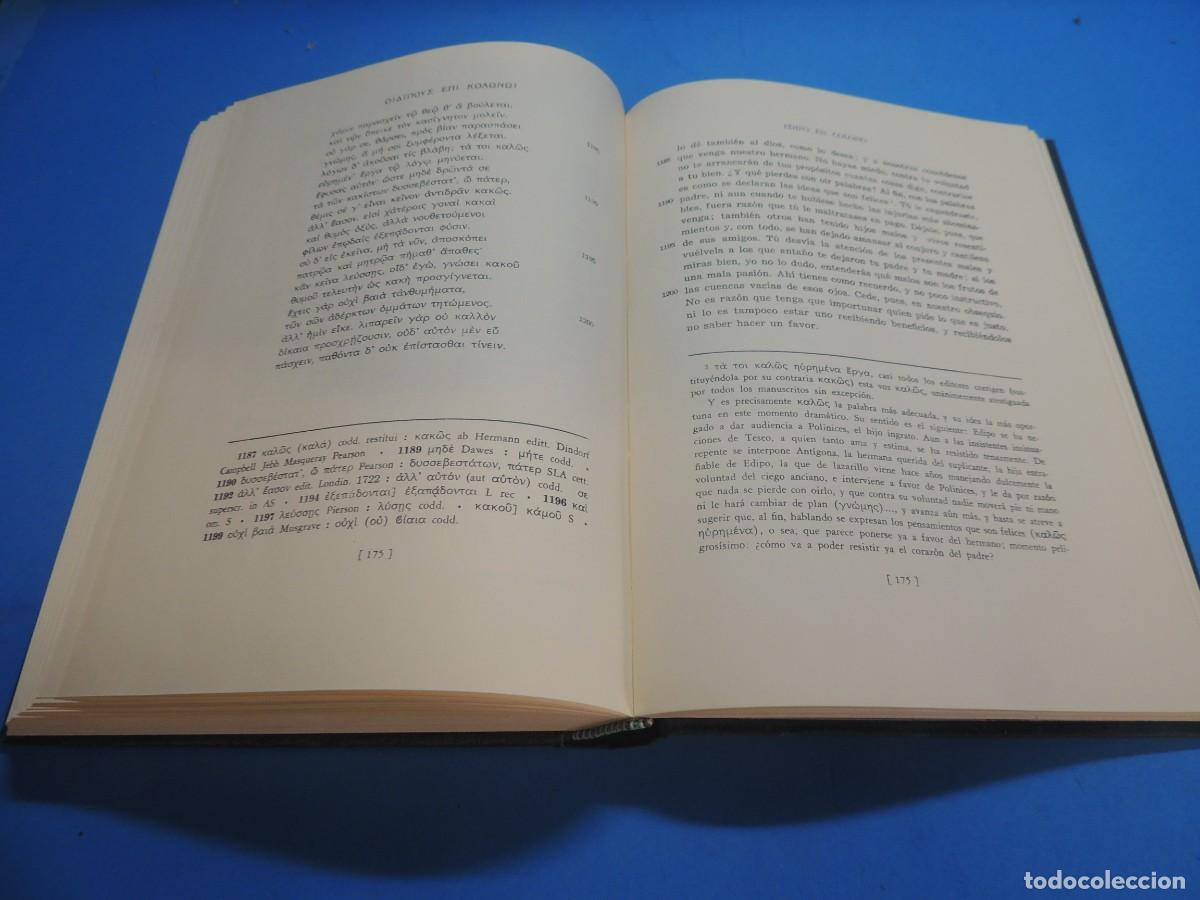 Libros: SOFOCLES. TRAGEDIAS. VOLUMEN I. EDIPO REY&middot; EDIPO EN COLONO - Foto 10