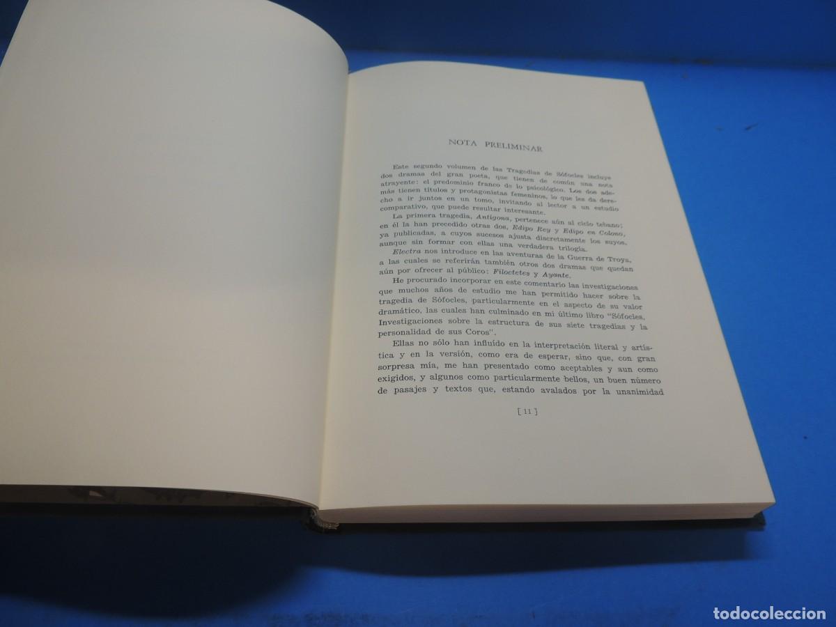 Libros: SOFOCLES. TRAGEDIAS. VOLUMEN II. ANTIGONA- ELECTRA - Foto 4