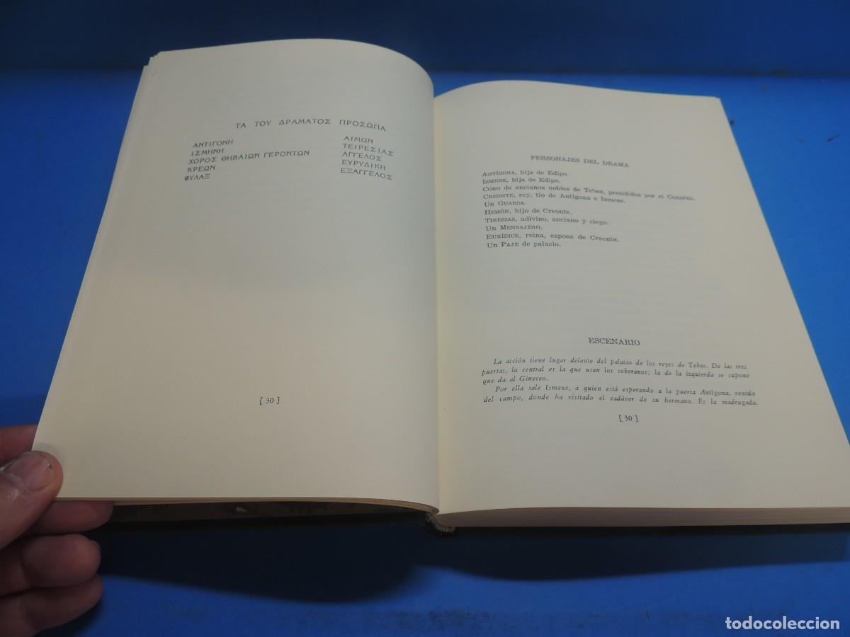 Libros: SOFOCLES. TRAGEDIAS. VOLUMEN II. ANTIGONA- ELECTRA - Foto 5