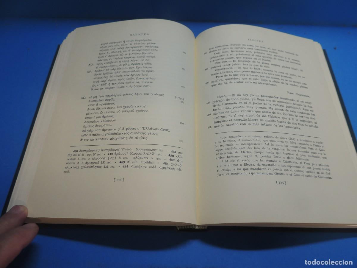 Libros: SOFOCLES. TRAGEDIAS. VOLUMEN II. ANTIGONA- ELECTRA - Foto 10