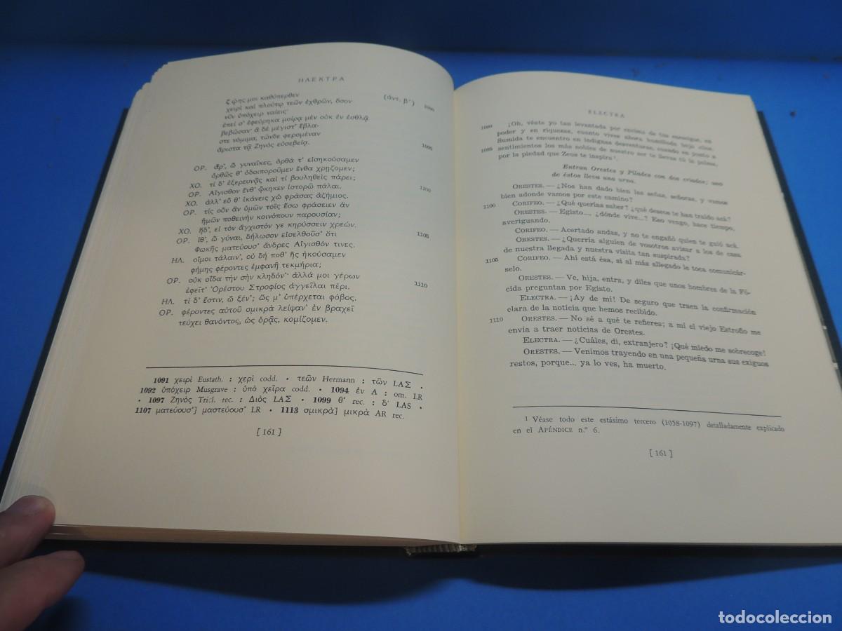 Libros: SOFOCLES. TRAGEDIAS. VOLUMEN II. ANTIGONA- ELECTRA - Foto 12