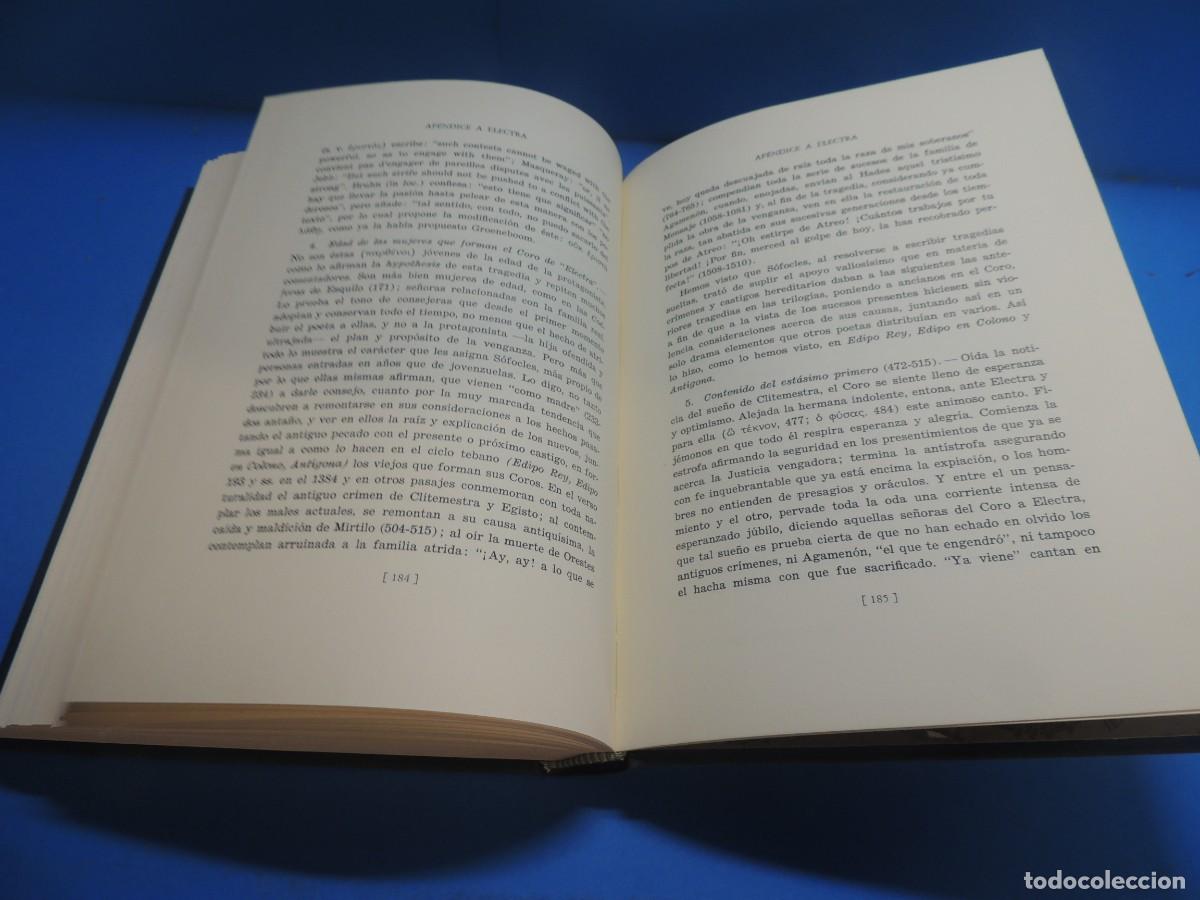 Libros: SOFOCLES. TRAGEDIAS. VOLUMEN II. ANTIGONA- ELECTRA - Foto 14