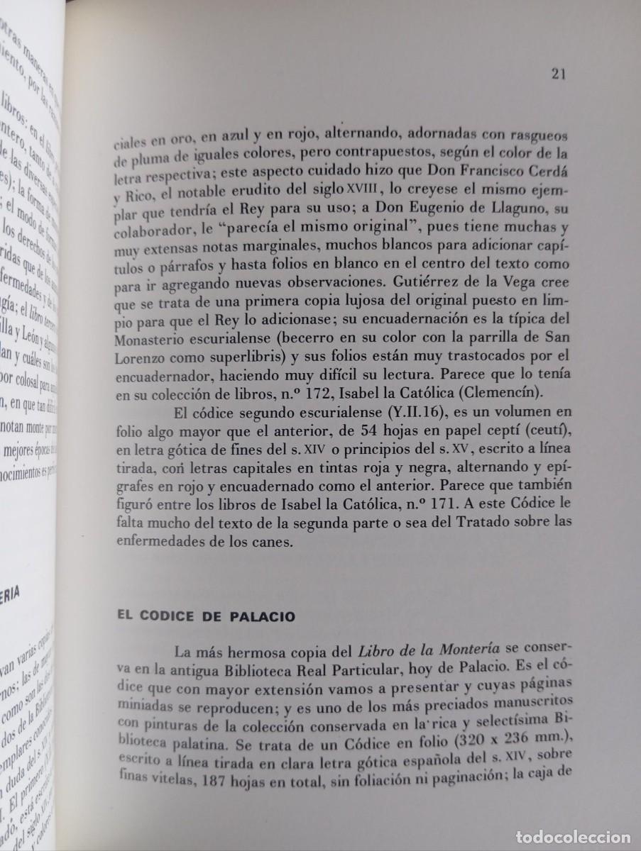 Libros: LIBRO DE LA MONTERIA DEL REY DE CASTILLA ALFONSO XI - Foto 3