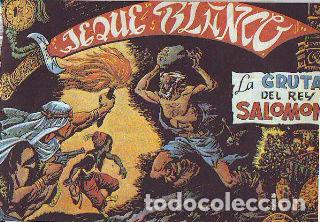 Libros: JEQUE BLANCO N&ordm; 12. LA GRUTA DEL REY SALOMON. - HUTTON Jan. - Foto 1