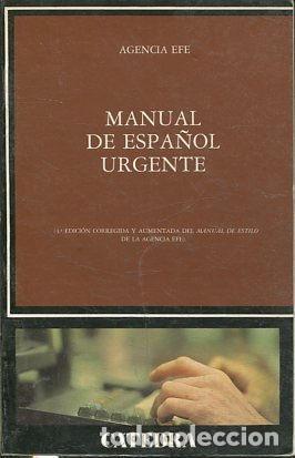 Libros: MANUAL DE ESPA&Ntilde;OL URGENTE. - VV.AA. - Foto 1