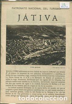 Libri di seconda mano: PATRONATO NACIONAL DEL TURISMO. JATIVA. - VV.AA.