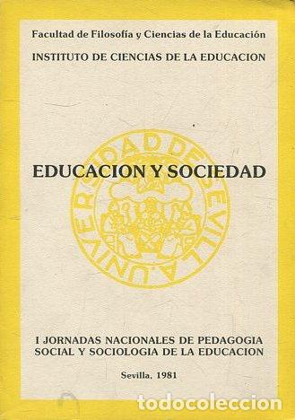 Libros: EDUCACION Y SOCIEDAD. - VV.AA. - Foto 1