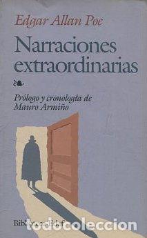 Libros: NARRACIONES EXTRAORDINARIAS. - ALLLAN POE. Egdar. - Foto 1