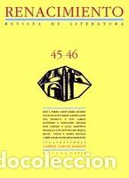 Libros: RENACIMIENTO N&ordm; 45-46. REVISTA DE LITERATURA VOL II. - VV.AA.