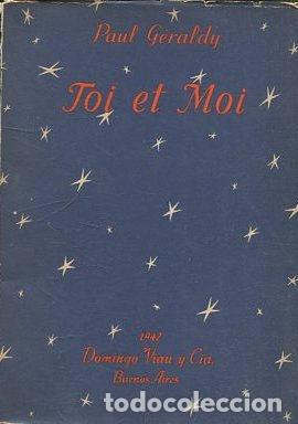 Libros: TOI ET MOI. - GERALDY Paul. - Foto 1