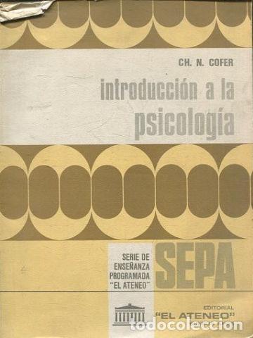 Libros: INTRODUCCION A LA PSICOLOGIA. - COFER CH. N. - Foto 1