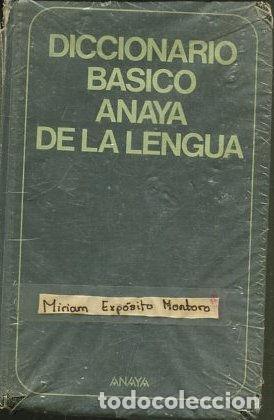 Libros: DICCIONARIO BASICO ANAYA DE LA LENGUA. - VV.AA. - Foto 1