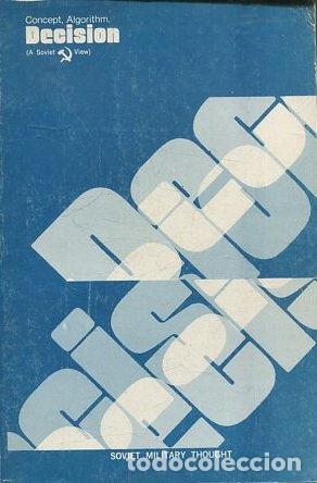 Libros: CONCEPT, ALGORITHM, DECISION. - DRUZHININ/ KONTOROV V.V./ D.S. - Foto 1