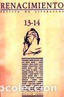 Libros: RENACIMIENTO N&ordm; 13-14. REVISTA DE LITERATURA. - VV.AA.