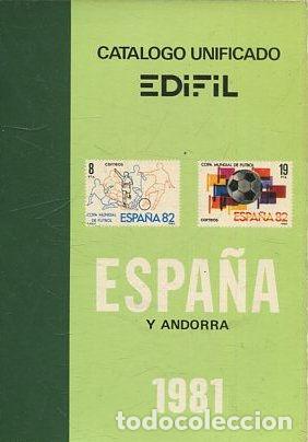 Libros: CATALOGO UNIFICADO. ESPA&Ntilde;A Y ANDORRA 1981. - VV.AA. - Foto 1