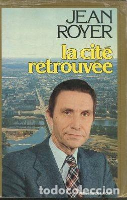 Libros: LA CITE RETROUVEE. - ROYER Jean. - Foto 1
