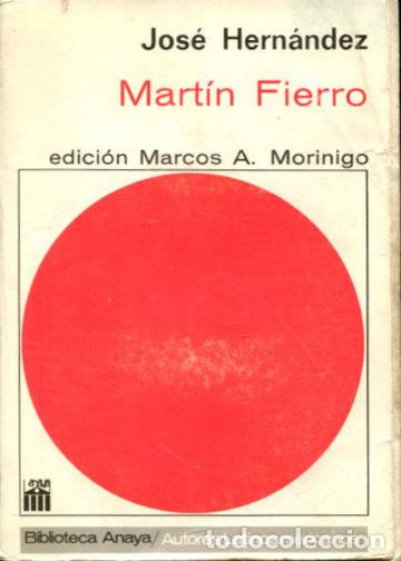 Libros: MARTIN FIERRO. - HERNANDEZ Jos&eacute;. - Foto 1