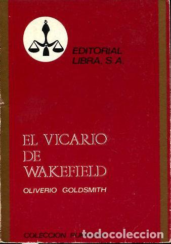 Libros: EL VICARIO DE WAKEFIELD. - GOLDSMITH Oliverio. - Foto 1