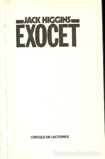 Libros: EXOCET. - HIGGINS Jack. - Foto 1