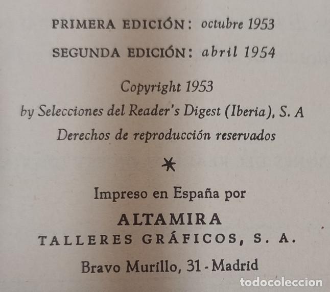 Libros: SELECCION DE SELECCIONES DEL READERS DIGEST, IBERIA 1954 - Foto 5