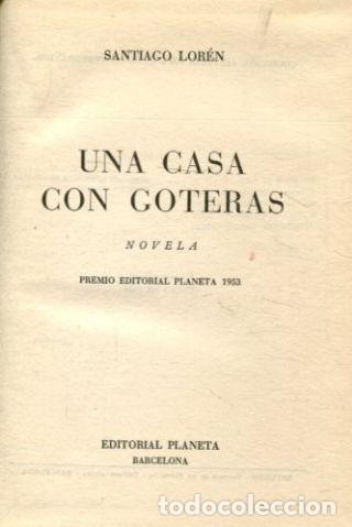 Libros: UNA CASA CON GOTERAS. - LOREN Santiago. - Foto 1