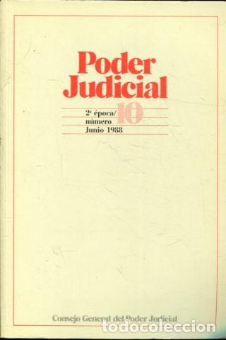 Libros: PODER JUDICIAL. 2&ordm; EPOCA NUMERO 10. JUNIO 1988. - - Foto 1