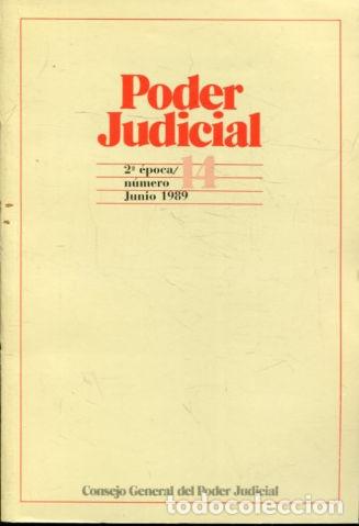 Libros: PODER JUDICIAL. 2&ordm; EPOCA NUMERO 14. JUNIO 1989. - - Foto 1