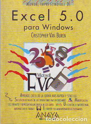 Libros: MANUAL IMPRESCINDIBLE DE EXCEL 5.0 PARA WINDOWS. - VAN BUREN Cristopher. - Foto 1