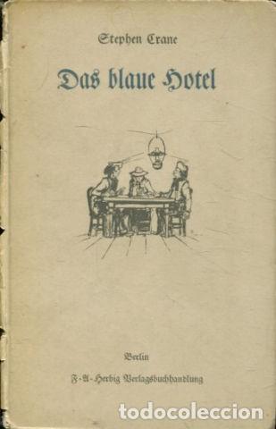 Libros: DAS BLAUE HOTEL. - CRANE Stephen. - Foto 1
