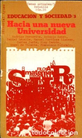 Libros: HACIA UNA NUEVA UNIVERSIDAD. - VV.AA. - Foto 1