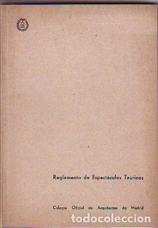 Libros: REGLAMENTO DE ESPECTACULOS TAURINOS. - - Foto 1